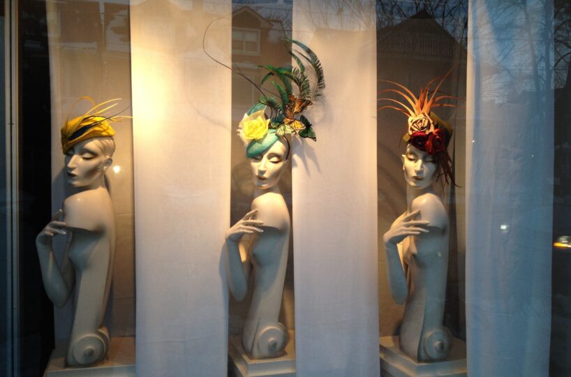 Fascinator Pillbox and Hat Window. Oh-my!