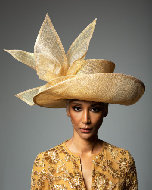 David-Dunkley-Fine-Millinery-King's-Plate-2023-Golden-Hat-Top-Millinery-hat-shop-custom--Toronto224A8992-copy-GOLD-sm