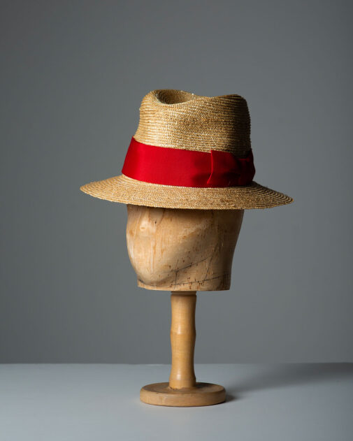David Dunkley Fine Millinery King's Plate 2023 Straw Milan Hat Custom Millinery hat shop Toronto 224A8808 copy sm